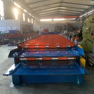 Ibr lợp ngói hình thang tấm lợp vật liệu xây dựng máy móc kim loại mái làm máy cắt cuộn hình thành máy - Product Image 5