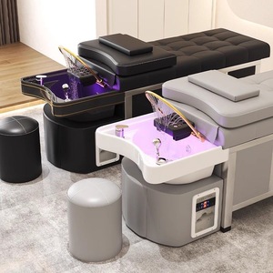 Professional Hair Salon Washing Head Spa Bed Electric Heating Water Treatment Wash Basin Shampoo Bed Thai Massage - Product Image 5
