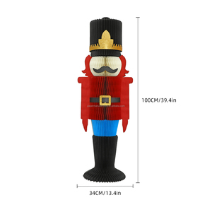 Arbre de Noël personnalisé de <span class=keywords><strong>grande</strong></span> <span class=keywords><strong>taille</strong></span> <span class=keywords><strong>Casse</strong></span>-<span class=keywords><strong>noisette</strong></span> de Noël et ornements de garde décorations pour la décoration intérieure - Product Image 3
