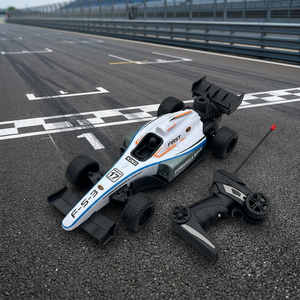 Kit de construction de voiture de course en plastique avec effet de fumée pour enfants - Échelle 1:8, jouet de construction de 2 cm - Product Image 3