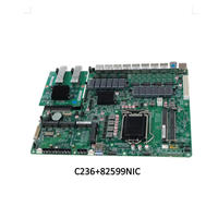 BKHD personnalisé 5G 4G WIFI 4K OEM ODM personnalisé C236 Intel DDR4 SSD PFsense pare-feu carte mère 8 * Lan Port Mikrotik VPN routeur souple