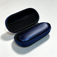 Mini étui de transport rigide en EVA étanche avec fermeture éclair pour le rangement d'accessoires électroniques portables