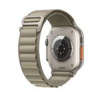 Bracelet de boucle alpine en polyester de tissu de nylon de haute qualité pour Apple Watch Bracelet de sport Ultra Band 49mm pour IWatch 10 9 8 7 6 5 SE