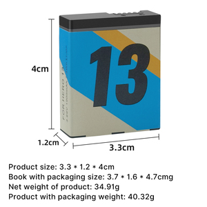 Batterie Hongdak pour <span class=keywords><strong>GoPro</strong></span> Hero13 Black 2200mAh pour Go Pro <span class=keywords><strong>Hero</strong></span> 13 Batteries Accessoires pour caméras sportives Batteries - Product Image 4