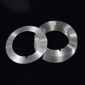 <span class=keywords><strong>Lame</strong></span> de refendage circulaire en matériau personnalisé 75*45*1 couteau de machine de découpe supérieur lames rotatives utilisées pour refendre la machine à enrouler - Product Image 1