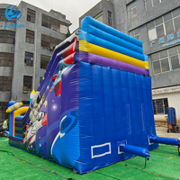 Espace extérieur commercial astronaute jouet Figure Statues anime toboggan gonflable adultes et enfants pour entreprise de location
