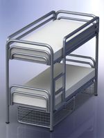 Prix de gros Cadre de lit d'hôtel en acier, Mobilier de chambre d'hôtel, Lit-capsule, Lit superposé pour auberge de jeunesse