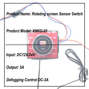 12V/24V 5A 60 wát LED ánh sáng gương cảm ứng và xoay núm với cảm biến màn hình chuyển đổi cảm ứng phòng tắm chuyển đổi - Product Image 6