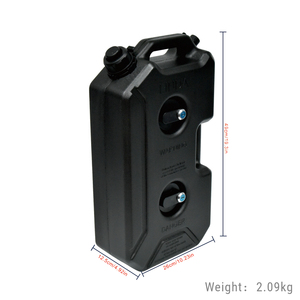 Bidons d'<span class=keywords><strong>essence</strong></span> en plastique pour voiture, jerrycan, bidon de carburant, conteneur d'huile 10L, réservoir de carburant, jerrycan pour moto - Product Image 2