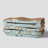 Griffoir pour chat en carton ondulé, résistant aux griffes, aiguiseur de griffes, extra large, sans pellicules, fournitures pour chats