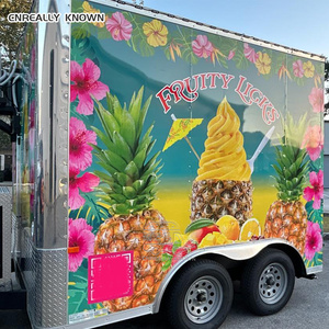 DOT CE Square Galvanized Chassis Fully Equipped Juice Kitchen For Beverage Hot Dog Fast Food <b>Concession</b> <b>Trailer</b> - Product Image 3