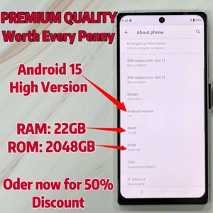 Teléfono Móvil de Alta Calidad con Pantalla HD de 7.7 Pulgadas y 144Hz, 22GB+2TB, S26 Ultra 5G, Doble SIM, Android 15, Cámara de Belleza de 108MP, Deca Core - Product Image 2