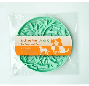 Prodotti di tendenza per animali 2024 nuovi arrivi Idee per leccare di animali domestici in Silicone tappetino per cani