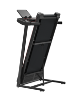Tapis roulant pliable polyvalent pour la maison, entraînement dynamique, exercice cardio, gain de place, structure robuste, équipement motorisé convivial