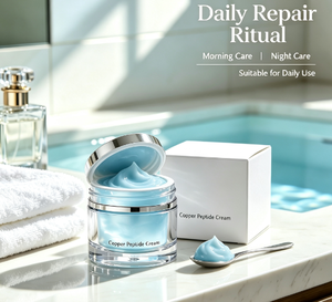 Crème Visage au Cuivre Peptide PDRN Réparation Avancée Raffermissante GHK CU Hydratant Éclat Lissant Soin de la Peau - Product Image 3