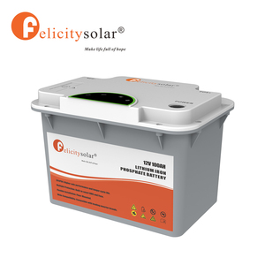 Batterie LiFePO4 Felicitysolar 12,8 V 1,28 kWh, série FLA12100 - 6000+ cycles, 95 % DOD avec BMS intelligent pour onduleurs solaires - Product Image 3