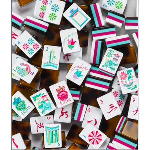 Juego de Mahjong American Golf de 160 Piezas, Fichas Acrílicas, Elegante Juego de Lujo, Regalo para Mahjong en Green Court - Product Image 6