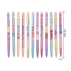 Kawaii Cute Cartoon Pattern Click Pop Custom Plastic Mechanical <b>Pencils</b> Variety Bulk Pack of 50 - Product Image 2