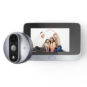 Được xây dựng trong pin tầm nhìn ban đêm điện tử kỹ thuật số thông minh Hidden cửa lổ nhìn trộm với màn hình chuông cửa - Product Image 1