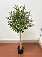 Décoration d'arbre vert artificiel pour la maison, plantes en pot artificielles pour le salon, ornements élégants pour la table à manger