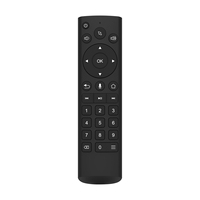 Modèle privé multimédia 2.4G & BT 5.0 sans fil double Mode rétro-éclairage 6 axes Gyroscope télécommande vocale prise en charge de l'apprentissage IR