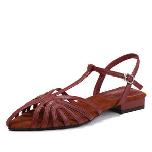 CARVELAR nuova estate elegante tacchi bassi <span class=keywords><strong>scarpe</strong></span> da <span class=keywords><strong>donna</strong></span> moda a punta da esterno sandali piatti Roman sandali da spiaggia per le signore - Product Image 5