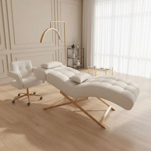 Lettino per ciglia con regolazione testa, nuovo, per ciglia arricciate, lettino da massaggio per salone di bellezza, lettino per ciglia, lettino per trattamenti viso - Product Image 2