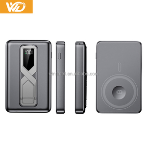 Nuevo 15W 3-en-1 Paquete de batería inalámbrica magnética Powerbanks 5000 mAh Cargador portátil con soporte Power Bank 5000 MAh - Product Image 1