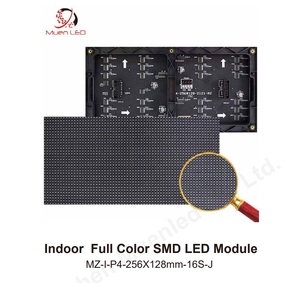Modules LED couleur pleine gamme SMD P4 pour intérieur, 256x128mm, panneau vidéo LED avec luminosité de 600cd, écran LED - Product Image 2