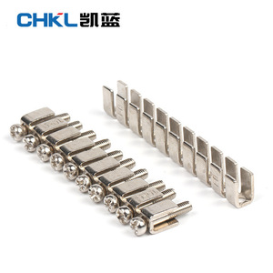 Chkl Screw Terminal Block Uk2.5b 6.2mm Pitch 9.5mm Height 59.8mm Length <b>Copper</b> Connector <b>Strip</b> For Electrical Wiring - Product Image 3