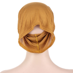 Écharpe pour femmes Genya, <span class=keywords><strong>bonnet</strong></span> <span class=keywords><strong>chimio</strong></span> noué, turban, couvre-chef pour les patients atteints de cancer, musulman - Product Image 4