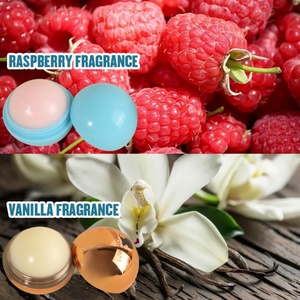 Etiqueta privada Orgánica Cuidado DE LA PIEL Belleza Vegana Hidratante Ronda Mejor Bálsamo labial Bola Azul dorado Bálsamo labial personalizado - Product Image 3