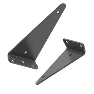 Support de panneau en acier triangulaire KAERBAIDE, support <span class=keywords><strong>invisible</strong></span> à charge lourde, cadre de support, étagère de séparation, suspension fixe - Product Image 1