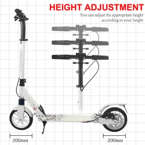 Hot Direct Pied Scooter Grandes Roues En Aluminium Pliant Scooter Pro Stunt Scooter Pour Adulte En Gros