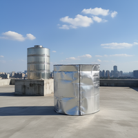 Couverture thermique pour réservoir d'eau en aluminium léger, durable et écologique, avec isolation en feuille d'aluminium, réflexion des rayonnements à 97 %, imperméable