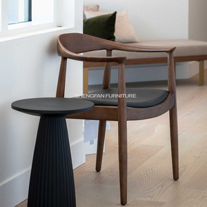 Sillas de madera maciza Kennedy President de alta calidad baratas, asiento de tejido de cuerda moderno de <span class=keywords><strong>estilo</strong></span> nórdico, sillas de comedor de madera con reposabrazos - Product Image 6