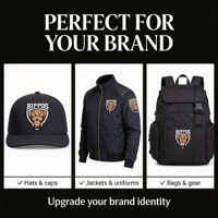 Écussons personnalisables en TPU souple avec dentelle, étiquettes thermocollantes pour vêtements de sport, badges magnétiques à coudre, fonction clignotante LED