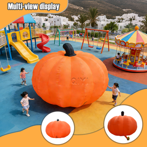 Arche gonflable publicitaire personnalisable et étanche, motif citrouille d'Halloween avec lumières LED - Product Image 3