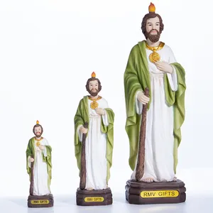 אביגיל מפעל Custom פולי שרף מלאכות פסל דתי סנט מיכאל מלאך מייצר דתיים הקתולים