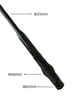 Antenne de communication robuste VHF UHF CB pour pare-chocs de véhicule tout-terrain 4x4 GME, antenne automobile de modification