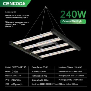 Lámpara <span class=keywords><strong>de</strong></span> Cultivo LED CENKODA <span class=keywords><strong>de</strong></span> 240W, 320W, 400W Adecuado para uso personal y comercial. Viene con una garantía <span class=keywords><strong>de</strong></span> 5 años. - Product Image 3