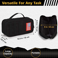 Sac de rangement portable multi-compartiments pour outils, organisateur de matériel en tissu Oxford, mallette à outils pour électricien, personnalisable OEM pour atelier