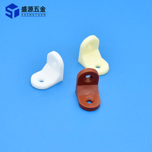Shengyuan <b>Plastic</b> Corner <b>Bracket</b> L-Shaped 90 Degree For Cabinet Furniture Support Durable Connector - Product Image 1
