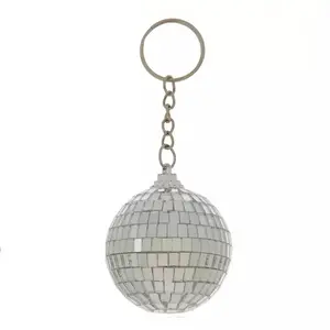 Nx Hot Sale Party Supplier Mirror Disco Ball Keychain for Decorations