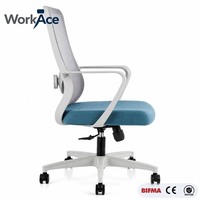 Chaise de bureau en maille stable et robuste avec accoudoirs, certifiée BIFMA CE, vente en gros, siège ergonomique confortable pour bureau et ordinateur