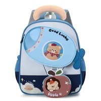 Nouveau Sac à Dos Scolaire pour Enfants en Forme de Dirigeable de Dessin Animé, Léger en Nylon, Grande Capacité, pour Tout-Petits et Maternelle, Garçons et Filles