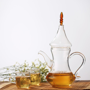 <span class=keywords><strong>Teiera</strong></span> in Vetro Stile Marocchino con Infusore in Vetro <span class=keywords><strong>per</strong></span> Tè Sfuso, Adatta <span class=keywords><strong>per</strong></span> Fornello - Product Image 4