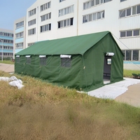 Tente pour 12 personnes, toutes saisons, abri modulaire en toile imperméable, structure en acier, triple couche, pliable, résistant à la neige, grand espace, camping