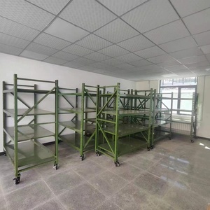 Estante de Armazenamento de Aço com Design Moderno, Prateleiras Industriais Duráveis, Impermeáveis e Ecológicas para Armazenamento em Armazéns - Product Image 5