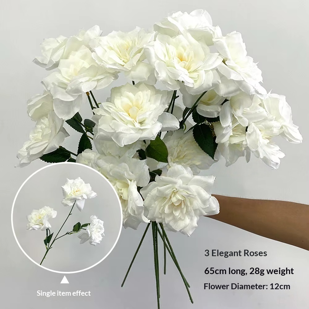 3 elegant roses